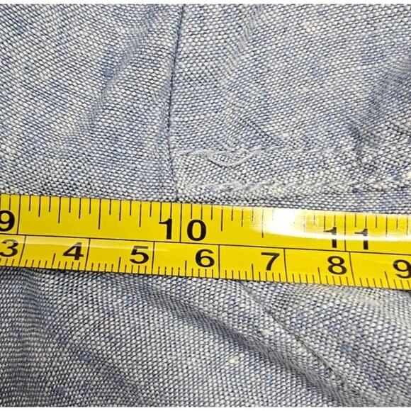 Athleta Womens 2 Blue Cabo Linen Wide Leg Pants - Picture 10 of 15